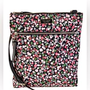 Kate Spade Flat Dawn Park Ave Floral Crossbody Bag NWOT